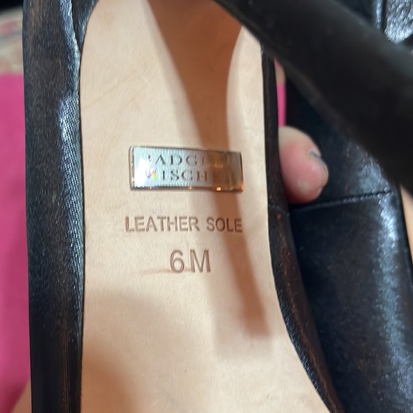 Badgley Mischa Black Heels with Bow 6.5 - Picture 7 of 7